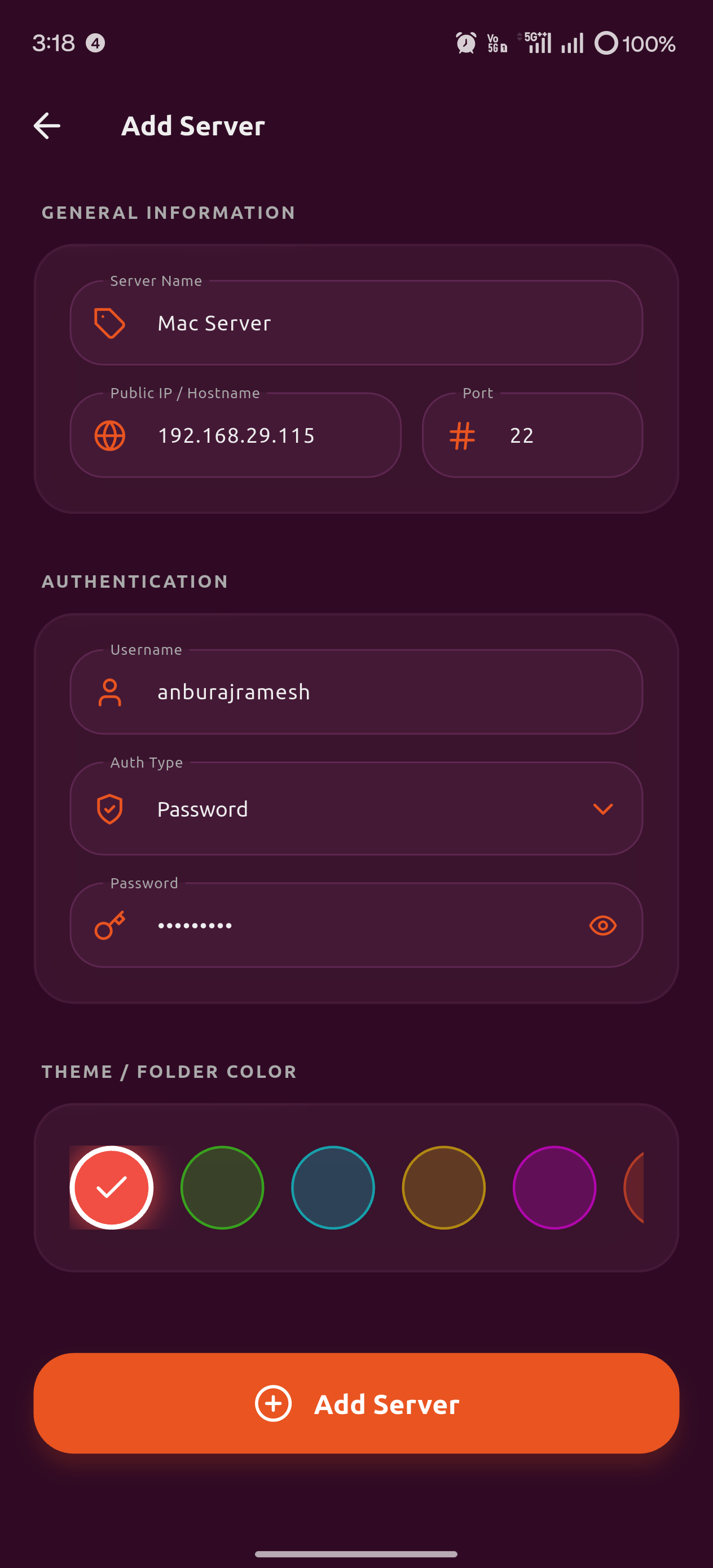 App Screen